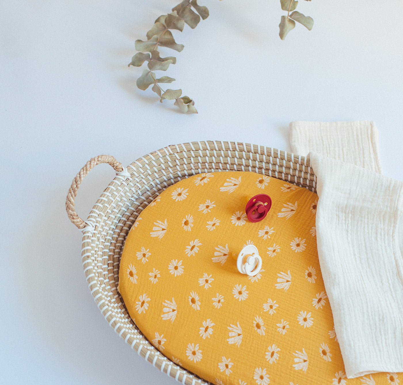 Bajera de muselina para cambiador