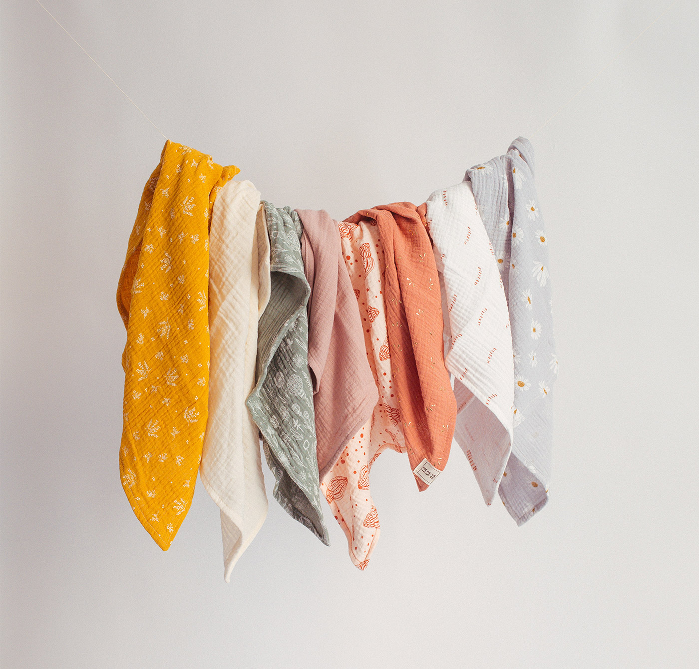 Muselinas de algodón orgánico