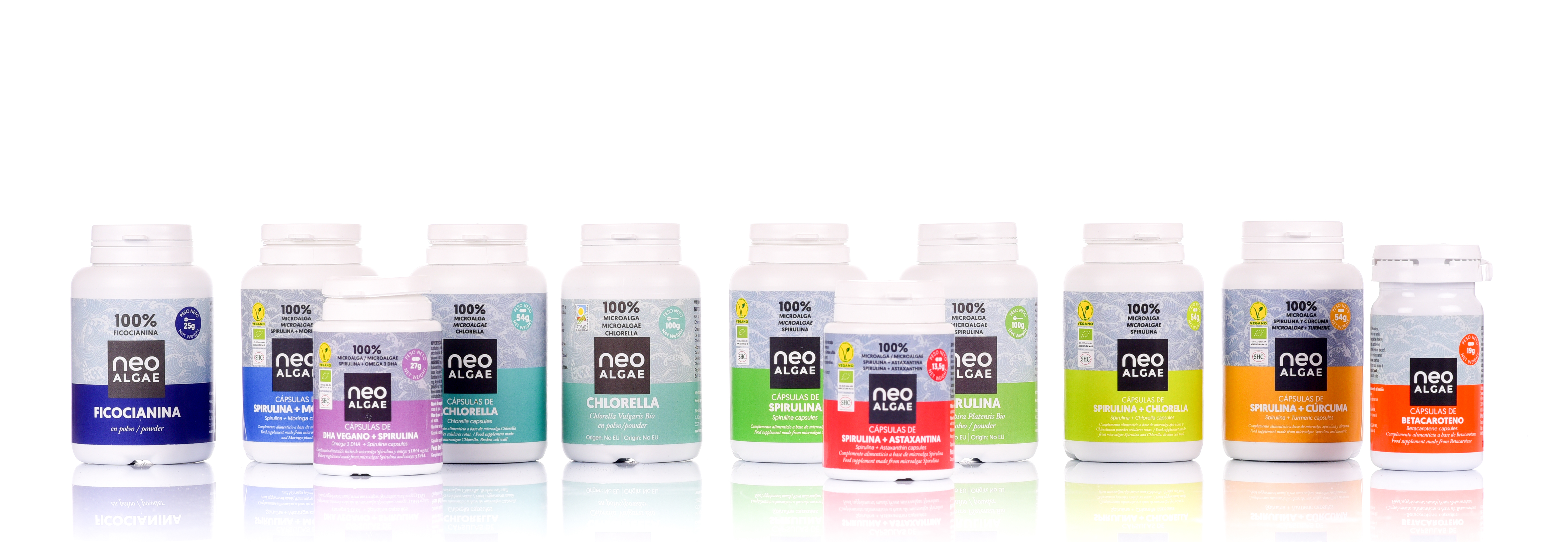 Neoalgae suplementos lineas