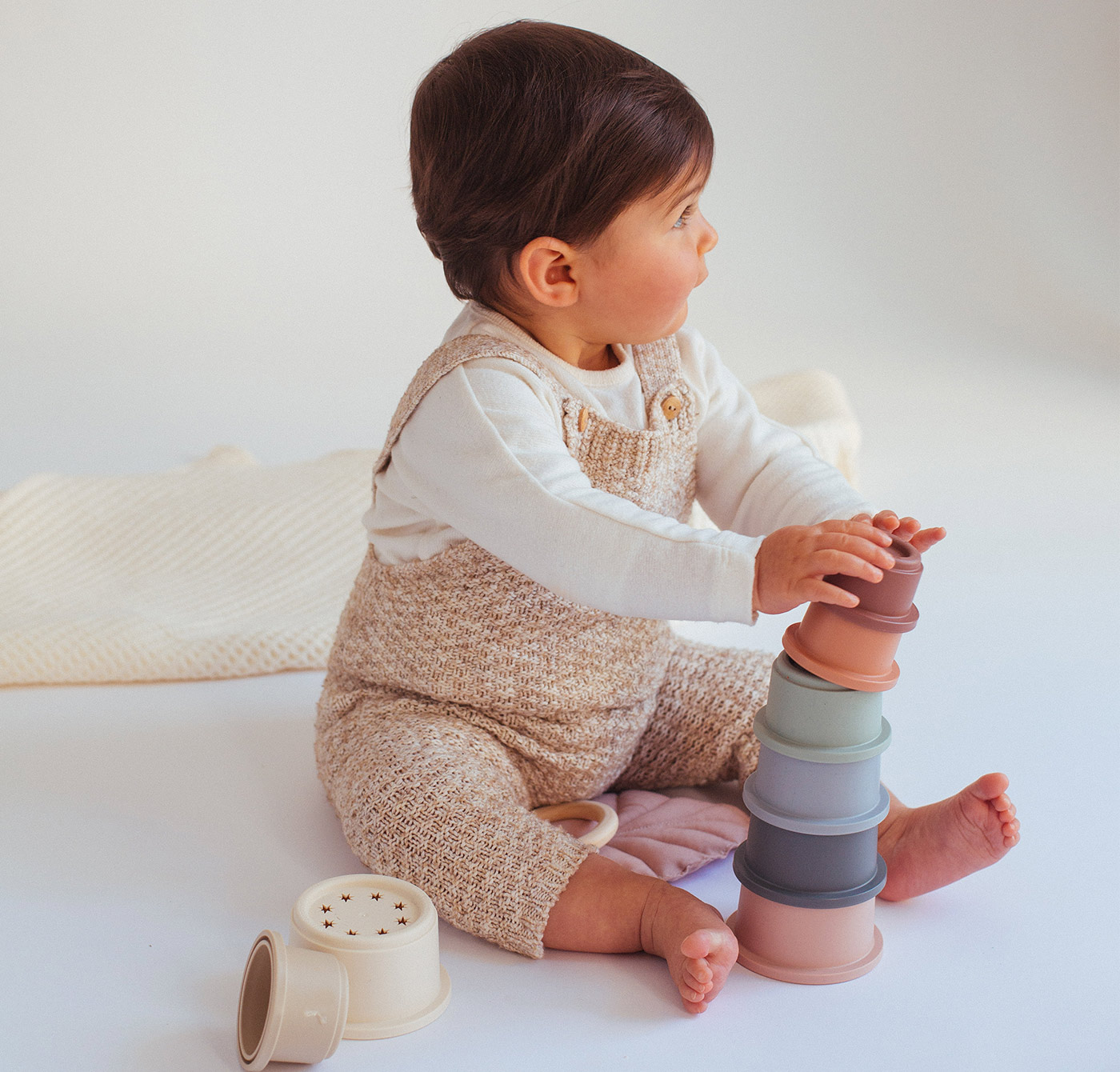 Vasitos apilables Mushie