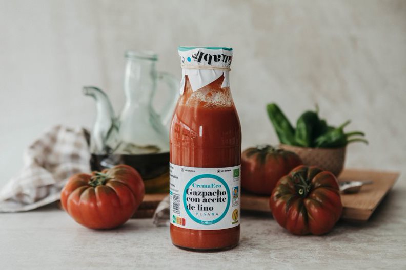 Vesana Gazpacho con aceite de lino