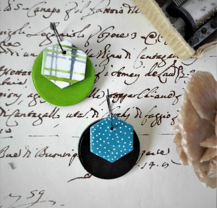 Pendientes colección METAMORFOSIS. 4 pendientes en 1